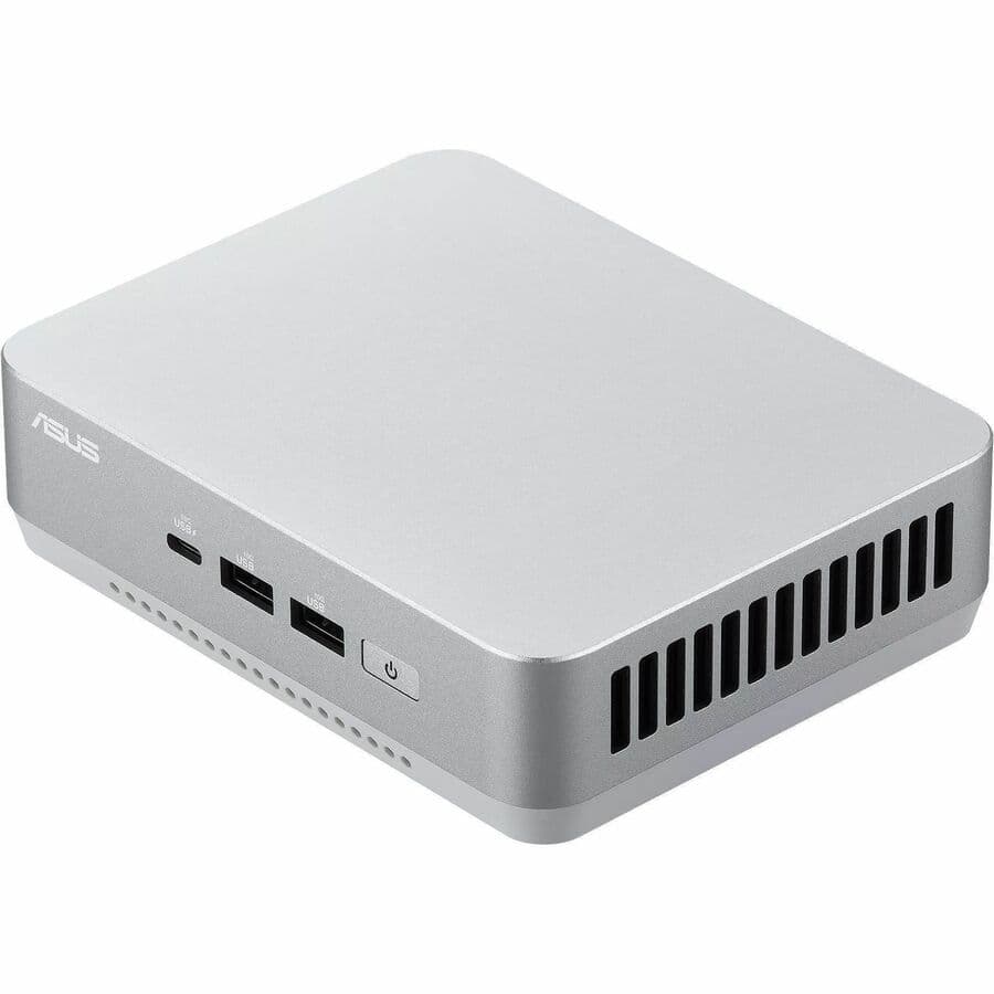 ASUS RNUC14RVSU700001I white Mini PC with Intel Arc Graphics and rear HDMI port
