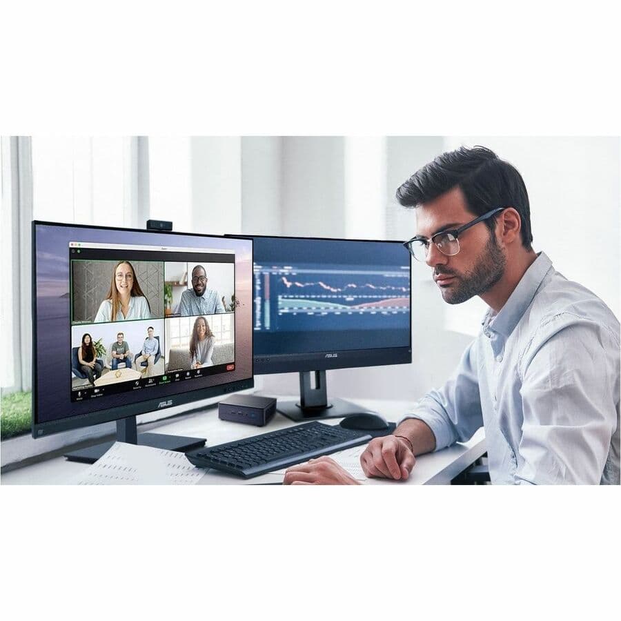 ASUS NUC Wall Street Canyon slim desktop with 12th Gen Intel Core i5 and Windows 11 Home/Pro support