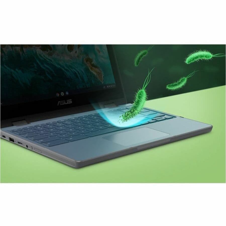 ASUS Chromebook CR1100CKA-YZ142T grey 11.6-inch HD touchscreen laptop