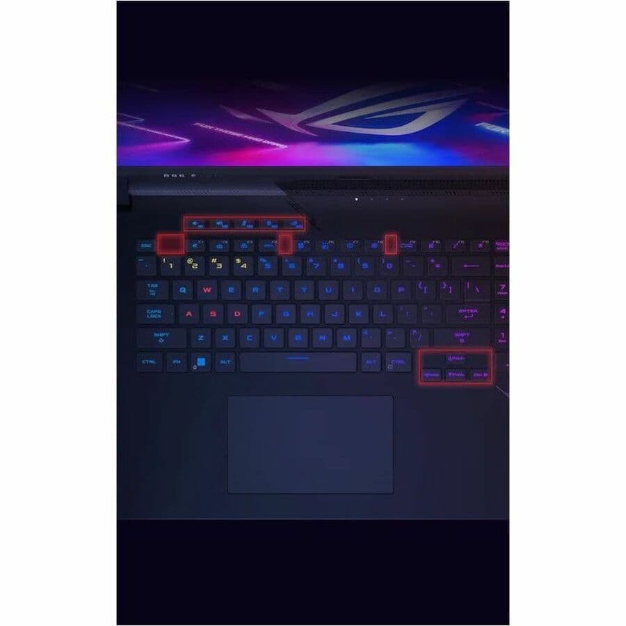 ASUS ROG Strix 17.3-inch gaming laptop with Ryzen 9 7945HX3D, RTX 4080, and black chassis