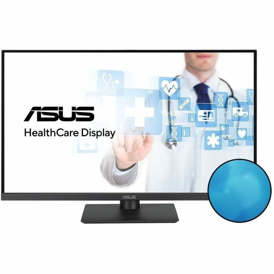 ASUS HA2741A 27-inch 1440p IPS healthcare monitor with anti-glare screen and ergonomic stand