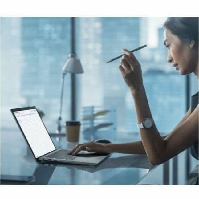 ASUS Chromebook Plus Enterprise silver laptop with 14-inch WQXGA display, Intel Core Ultra 5 115U, 8 GB RAM, and 256 GB SSD