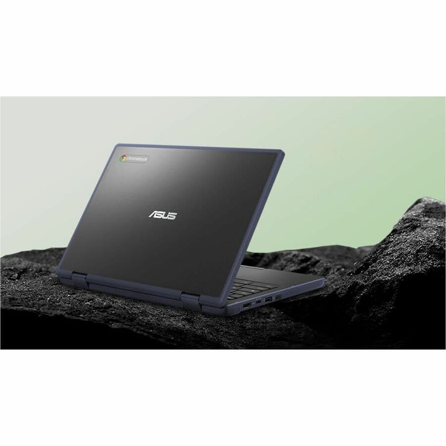 ASUS Chromebook with 11.6-inch HD touchscreen, Intel N150, and grey finish