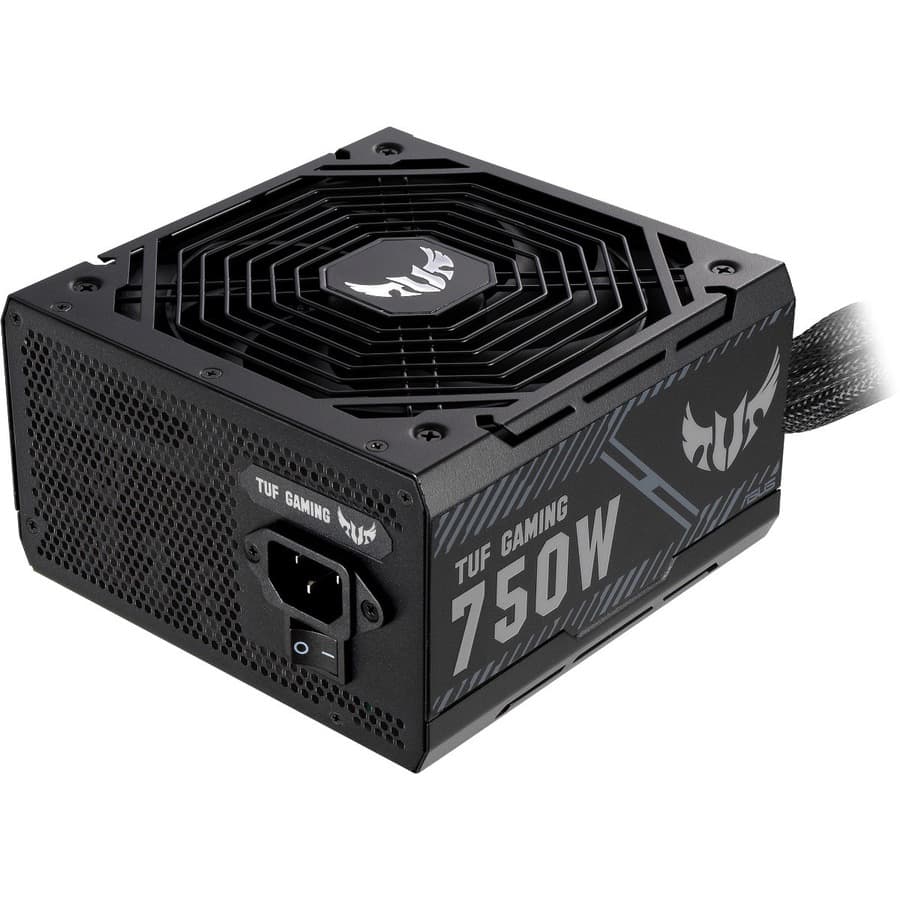 ASUS TUF Gaming 750W Bronze power supply with 0 dB technology for quiet desktop builds