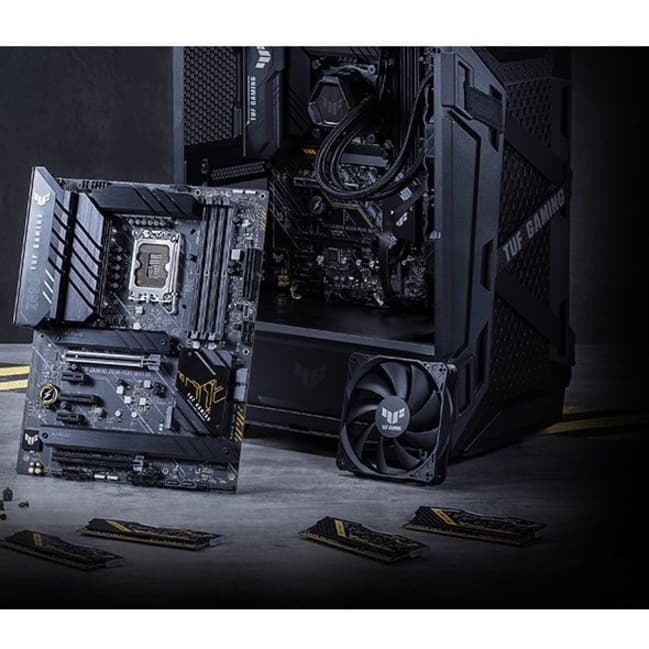 ASUS TUF GAMING Z690-PLUS WIFI ATX motherboard for Intel builds with DDR5 and WiFi 6