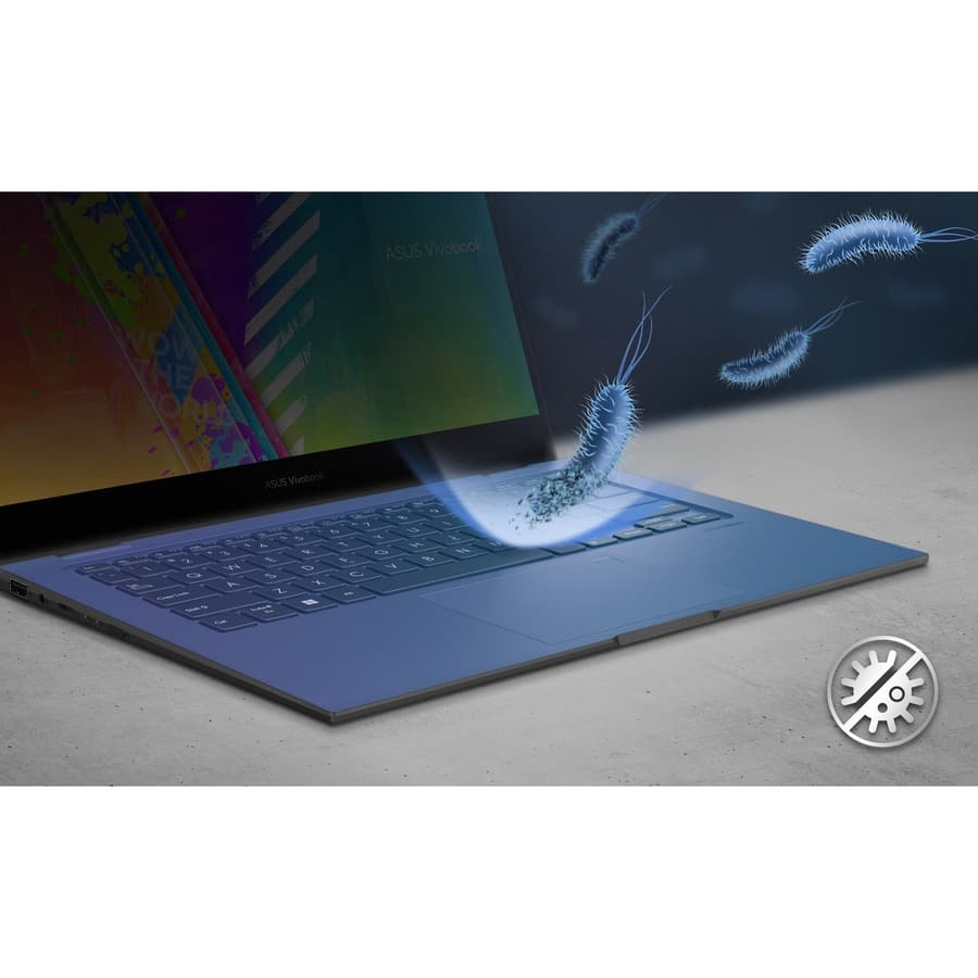 ASUS VivoBook Go 14 Flip 2-in-1 laptop with 14-inch Full HD touchscreen in convertible mode