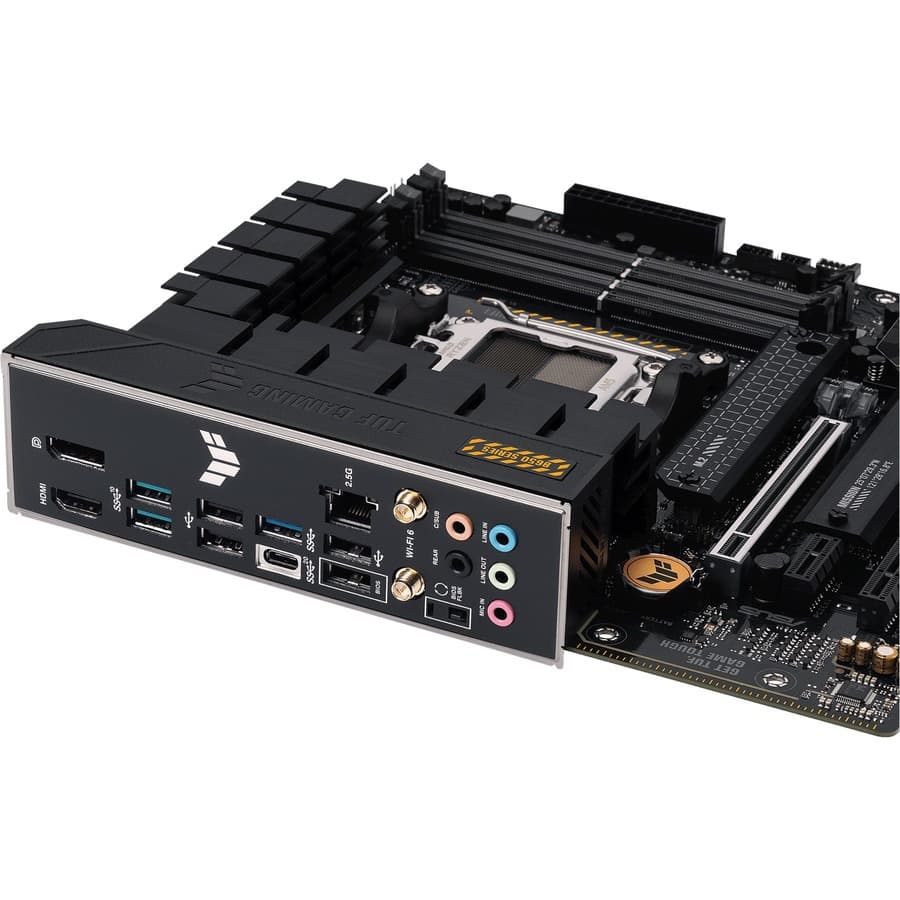 ASUS TUF GAMING B650M-PLUS WIFI micro-ATX AM5 motherboard with Wi-Fi