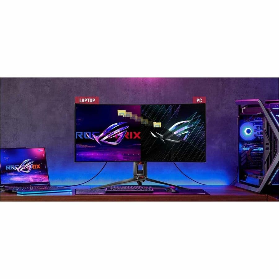 ASUS ROG Swift PG34WCDM 34-inch curved OLED ultrawide monitor with 240 Hz refresh rate