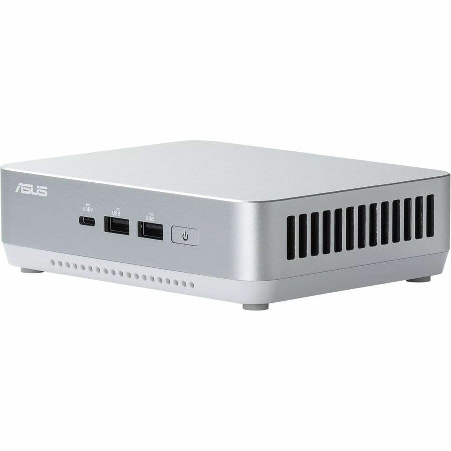 ASUS RNUC14RVSU700001I white Mini PC with Intel Arc Graphics and rear HDMI port