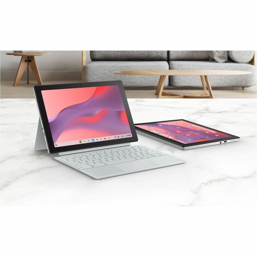ASUS Chromebook Detachable in silver with 10.5-inch touch display