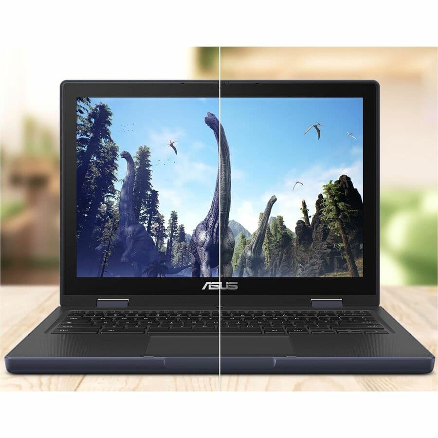 ASUS Chromebook with 12.2-inch WUXGA touchscreen, MediaTek MT8186G, 4 GB RAM, and 32 GB storage