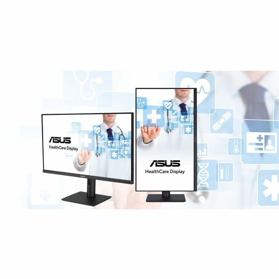 ASUS HA2741A 27-inch 1440p IPS healthcare monitor with anti-glare screen and ergonomic stand