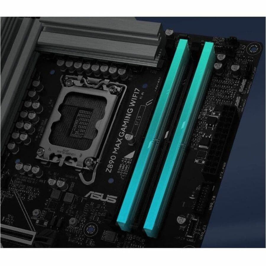 ASUS Z890 MAX GAMING WIFI7 ATX motherboard with Intel Z890 and Wi-Fi 7