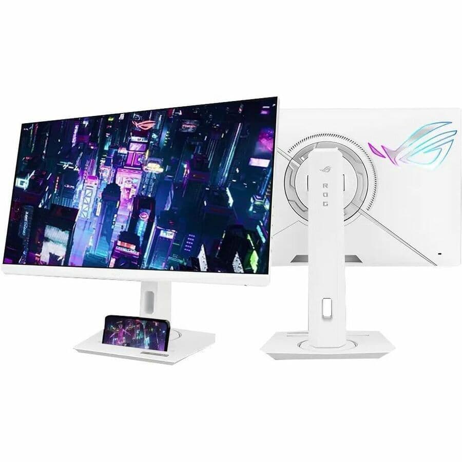ASUS ROG Strix XG259QNG-W white gaming monitor with Fast IPS panel and slim bezels