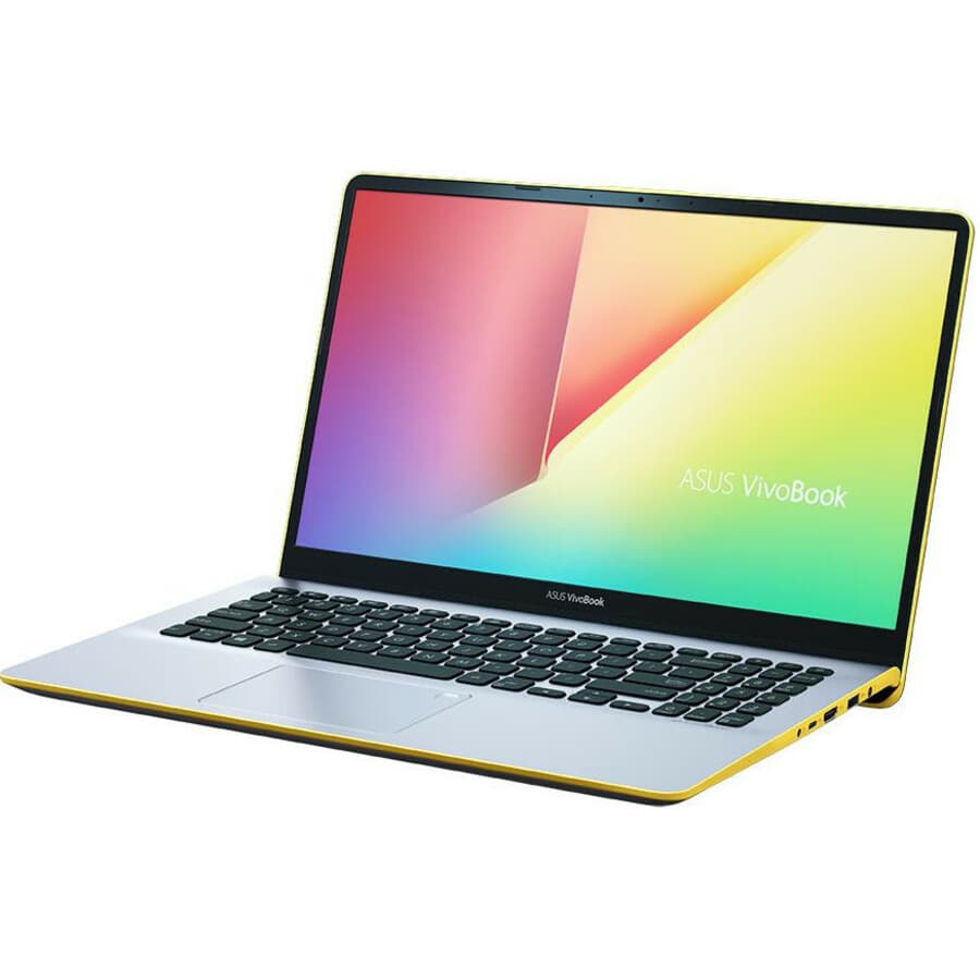 ASUS S530UA-DB51-YL silver laptop with yellow edges, 15.6 inch Full HD display