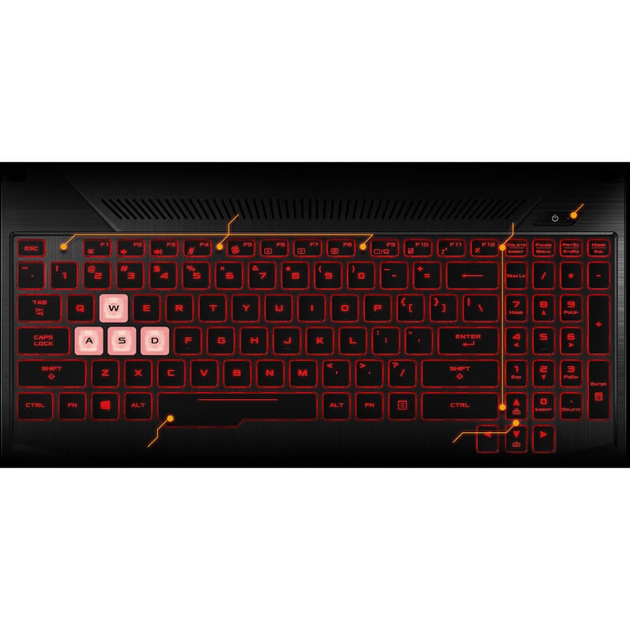 ASUS FX705DY-RS51 gaming laptop with Ryzen 5, 8 GB RAM, Radeon RX 560X graphics, and 17.3-inch display