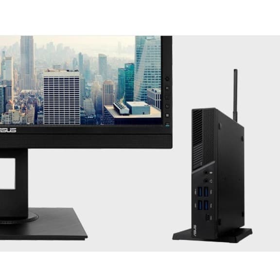 ASUS PB50-BR049ZC small-form-factor desktop with AMD Ryzen 5, 16 GB RAM, 512 GB SSD, and Windows 10 Pro