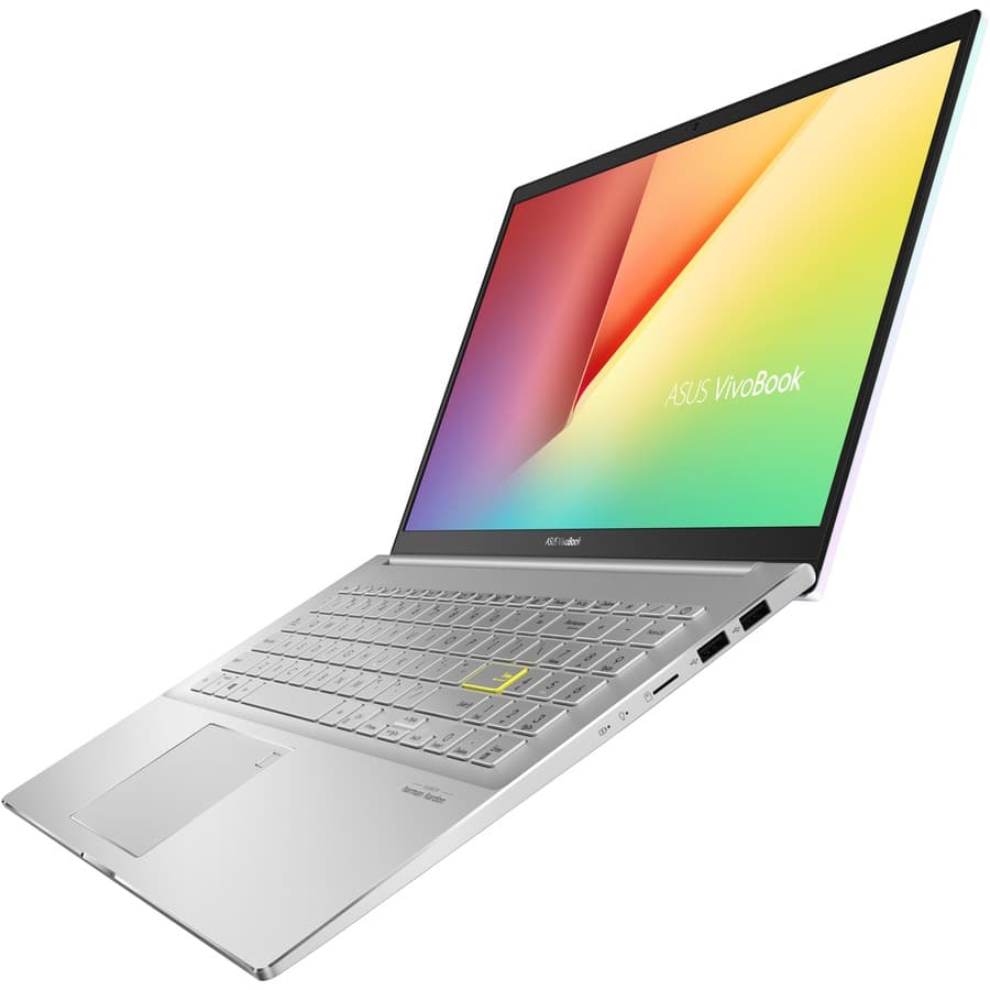 ASUS notebook with Intel Core i5-1135G7, 8 GB RAM, 512 GB SSD, and 15.6 inch non-touch display