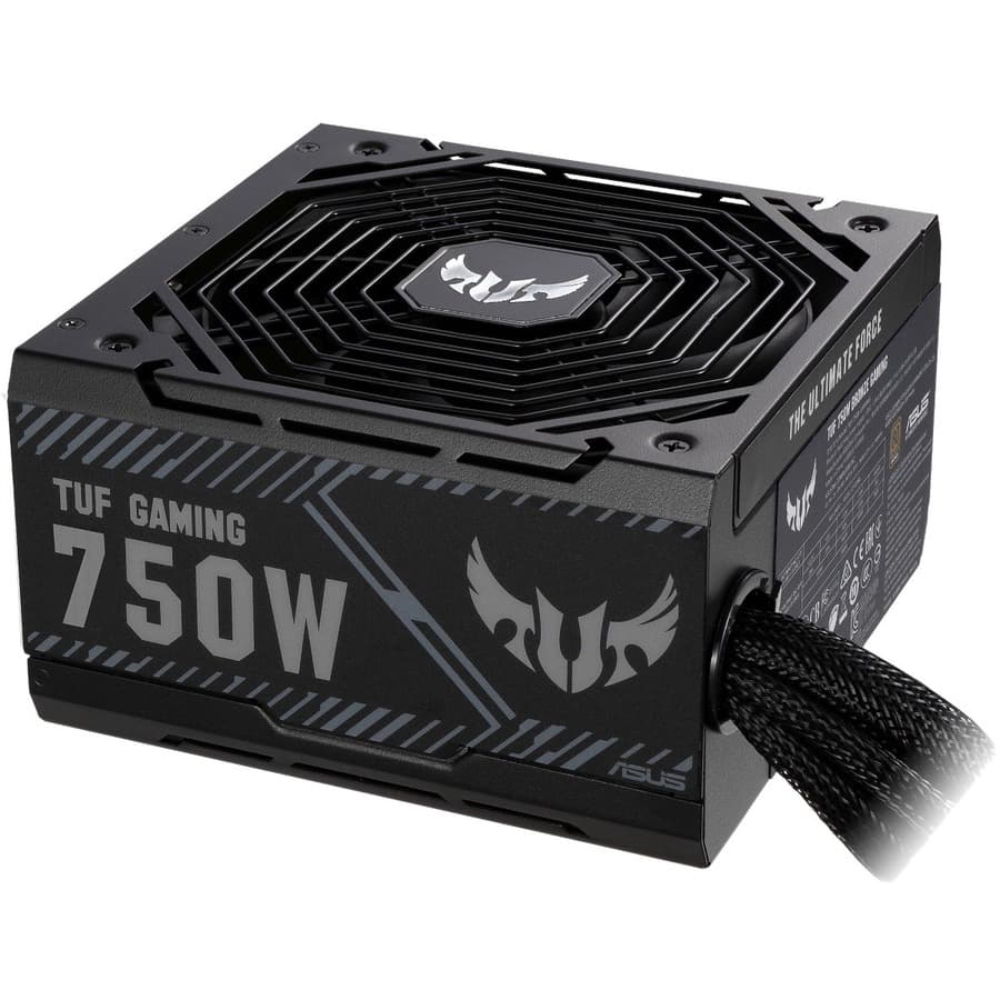 ASUS TUF Gaming 750W Bronze power supply with 0 dB technology for quiet desktop builds