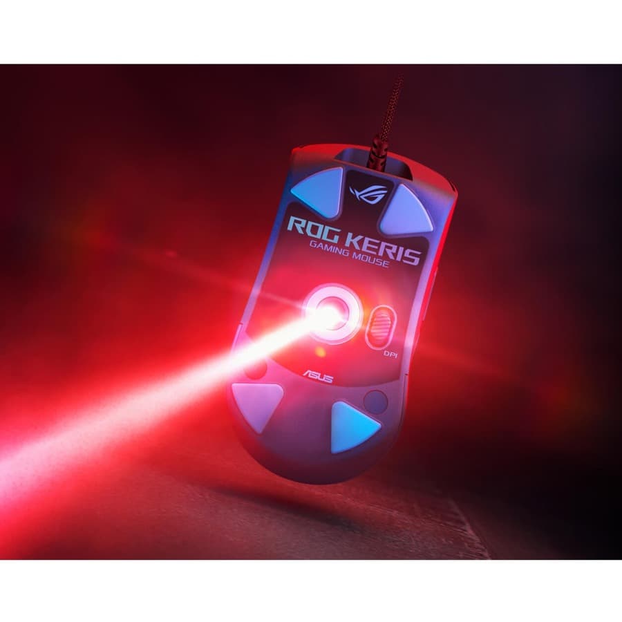 ASUS ROG KERIS MOUSE  RIGHT HANDED  OPTICAL  WIRED  USB  BLACK view 13