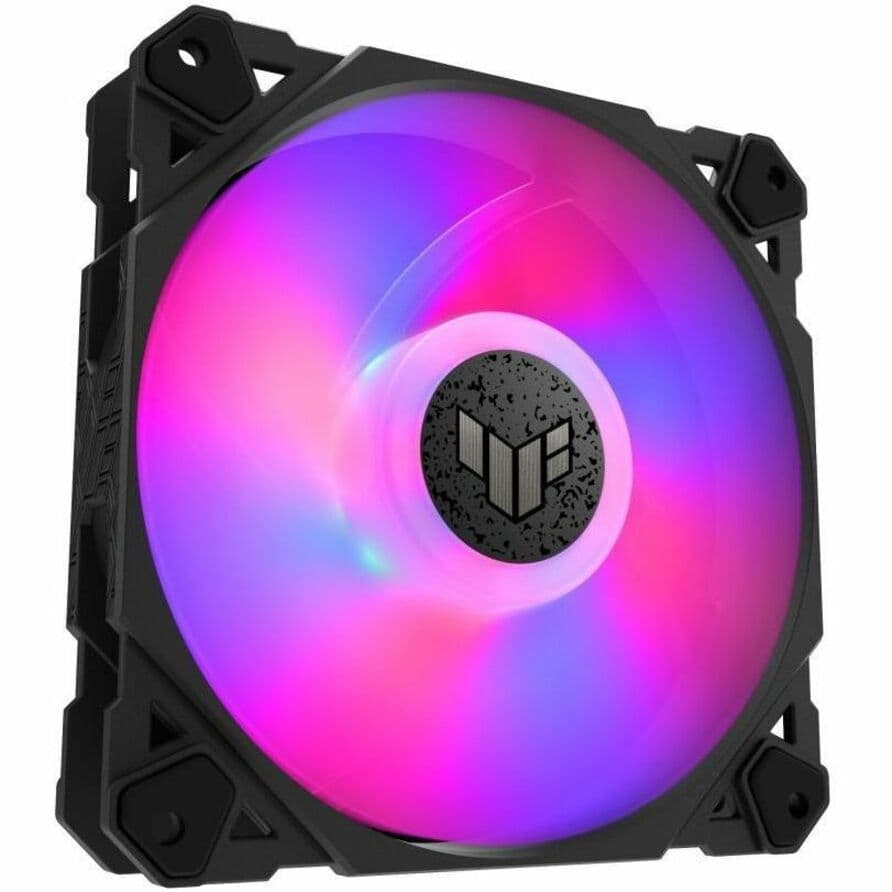 ASUS TUF Gaming TF120 ARGB 120 mm chassis fan with PWM control and addressable RGB lighting