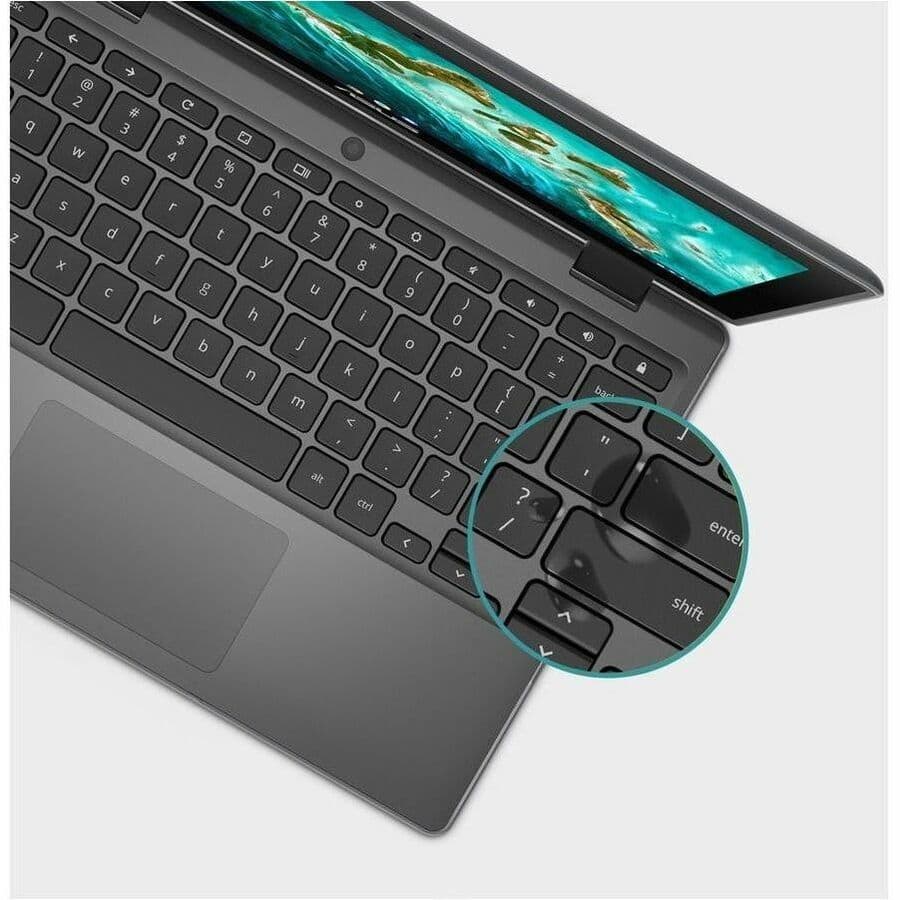 ASUS Chromebook CR1100CKA-YZ184 in grey with 11.6-inch HD non-touch display