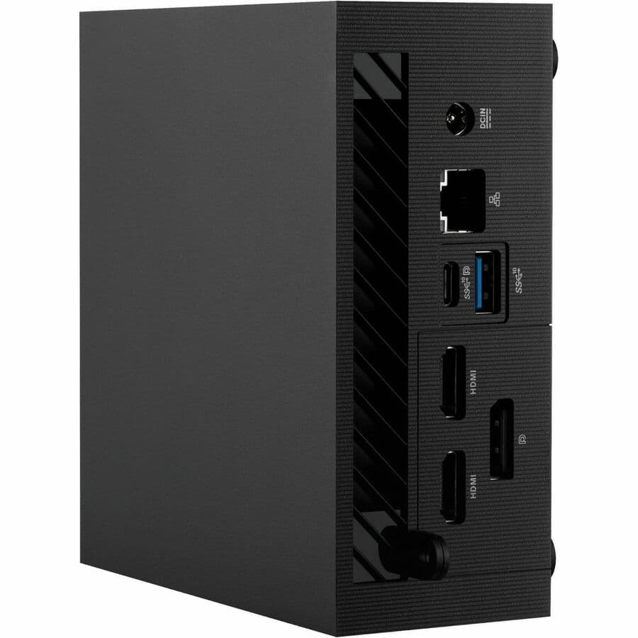 ASUS PN64 mini PC with 13th Gen Intel Core, Intel Iris Xe Graphics, and compact black chassis