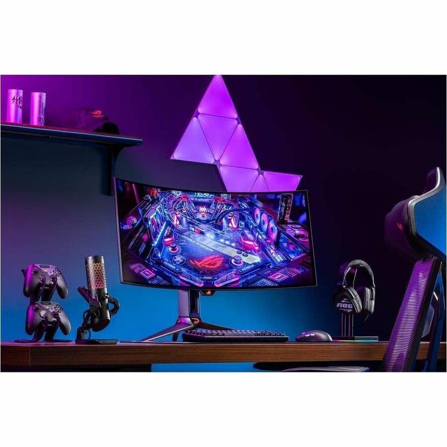 ASUS ROG Swift PG34WCDM 34-inch curved OLED ultrawide monitor with 240 Hz refresh rate