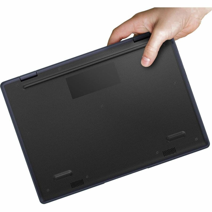 ASUS Chromebook in grey with 11.6-inch HD touch display