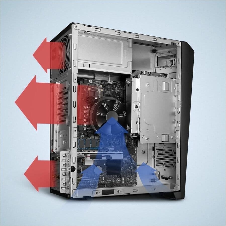 ASUS 15L black business desktop with Core i5-13400, 16 GB RAM, and 1 TB SSD