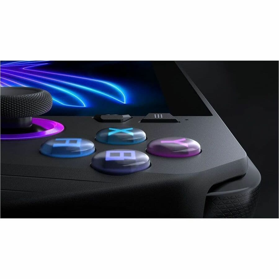 ASUS ROG Ally handheld gaming device with 7-inch Full HD touch display, Z1 Extreme processor, 24 GB memory, and 1 TB storage