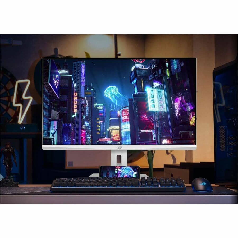 ASUS XG27UCG-W 27-inch 4K IPS monitor with USB-C and adjustable stand