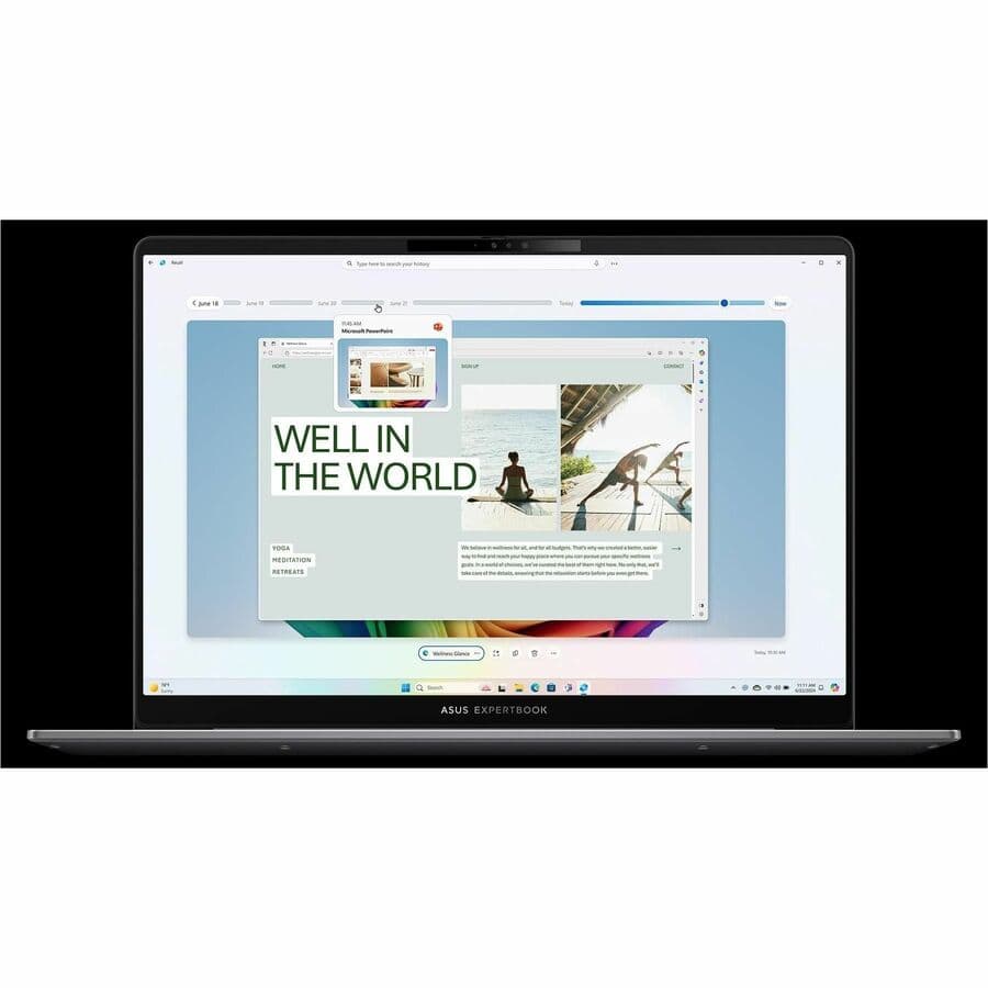 ASUS ExpertBook P5405CSA-XH54 14-inch business laptop with WQXGA display and Windows 11 Pro