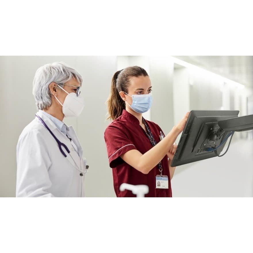 ASUS 15.6-inch all-in-one desktop with touchscreen, black finish, and compact business design