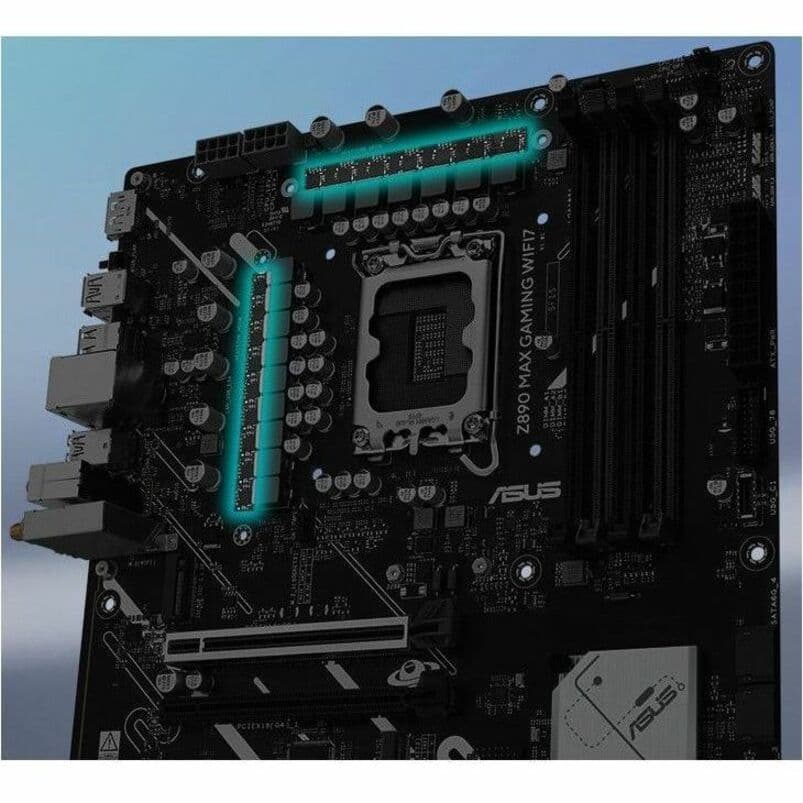 ASUS Z890 MAX GAMING WIFI7 ATX motherboard with Intel Z890 and Wi-Fi 7