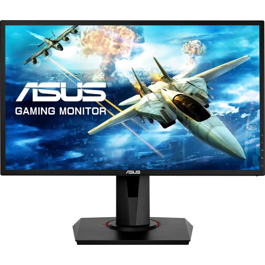ASUS VG248QG 24-inch Full HD gaming monitor with 165 Hz refresh rate and slim black bezel