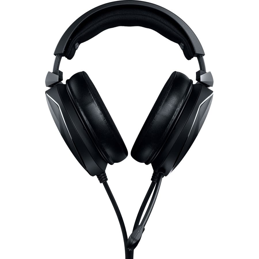 ASUS ROG Theta 7.1 USB-C wired gaming headset with over-ear cups and boom microphone