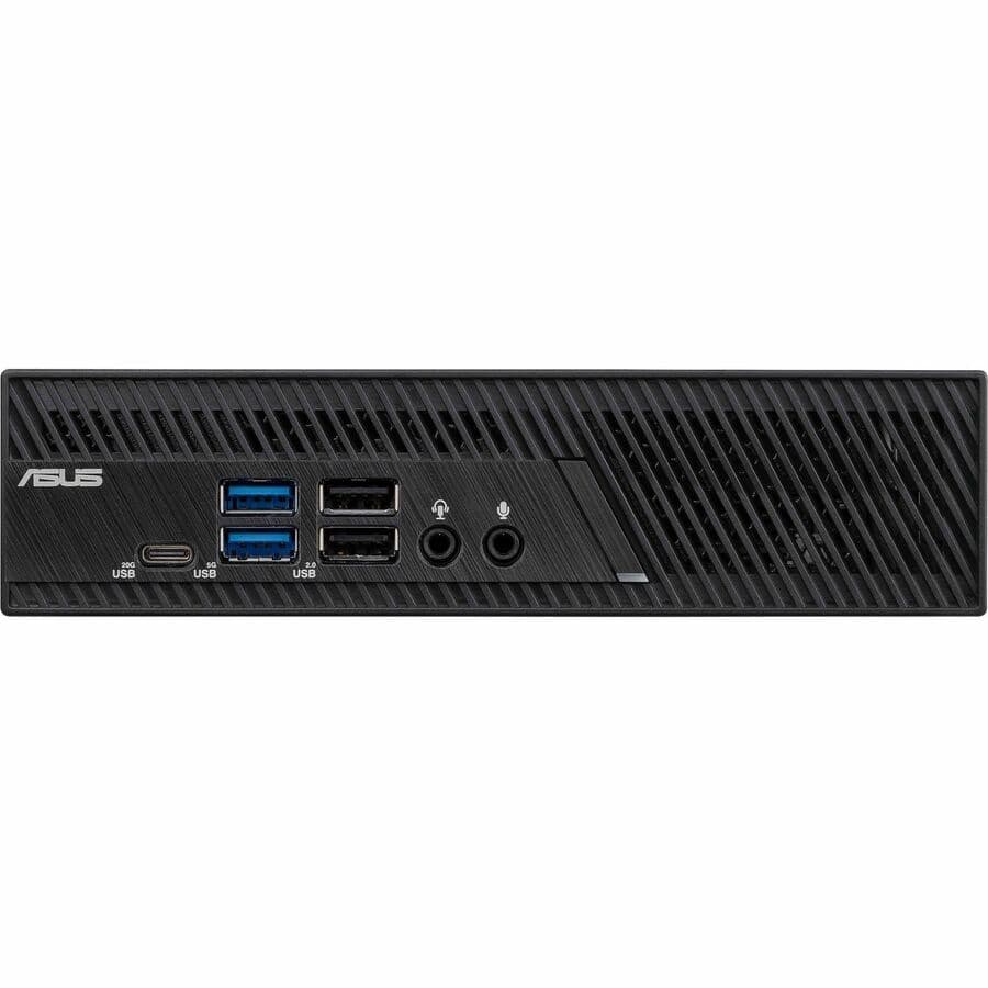 ASUS PB63 mini PC with Intel Core i7-13700, 16 GB DDR5, 512 GB SSD, WiFi 6E, hardware TPM, and VESA mount support
