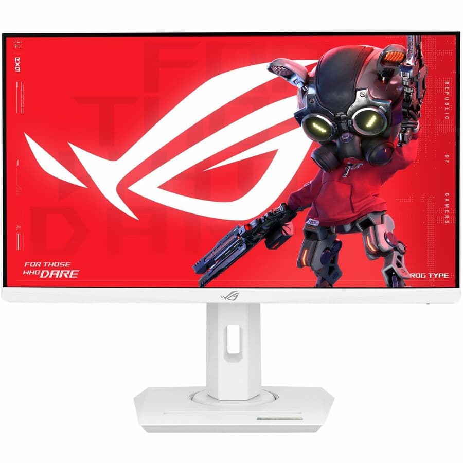 ASUS ROG Strix XG259QNG-W white gaming monitor with Fast IPS panel and slim bezels