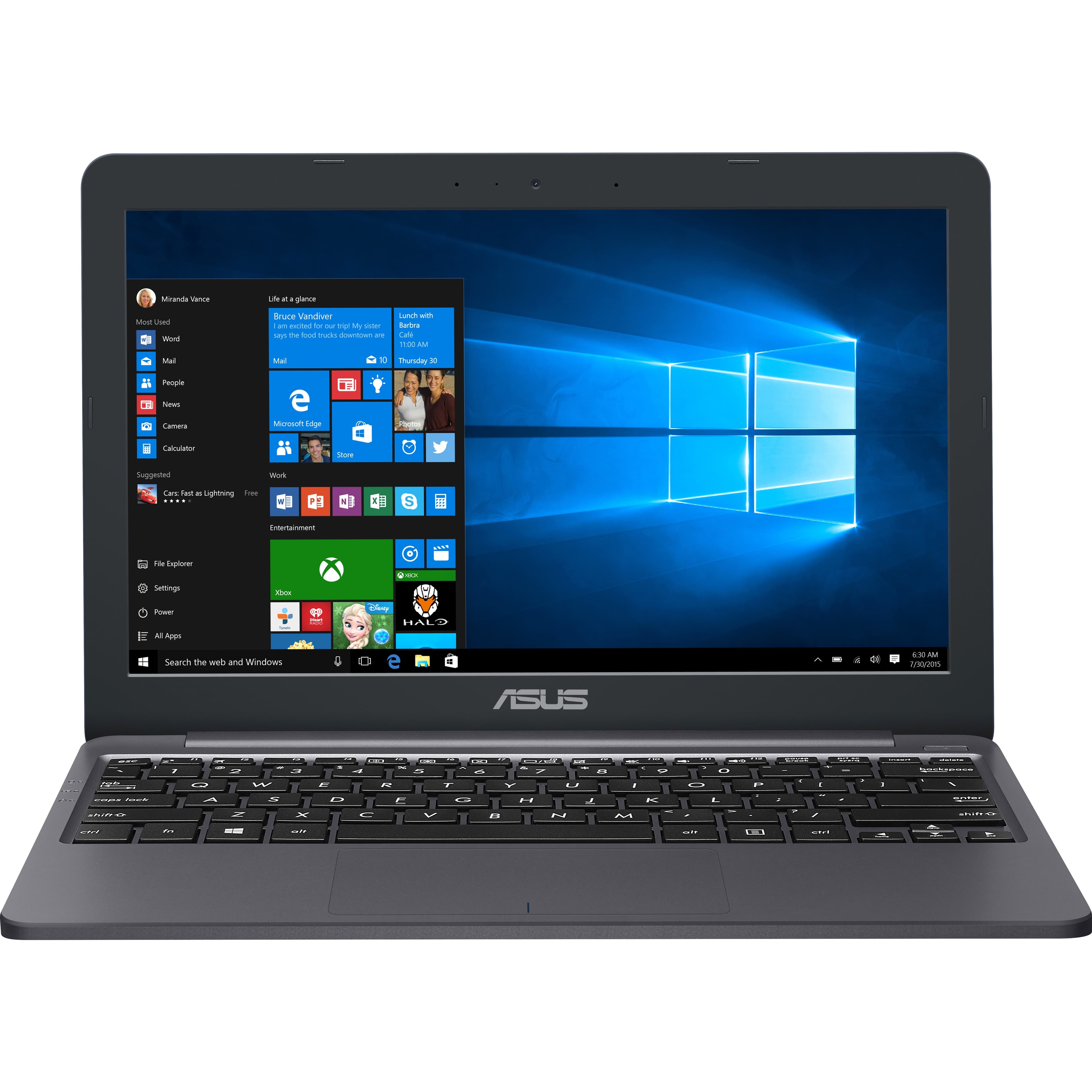 ASUS L203MA-DS04 notebook with Intel Celeron N4000 processor and 11.6-inch display