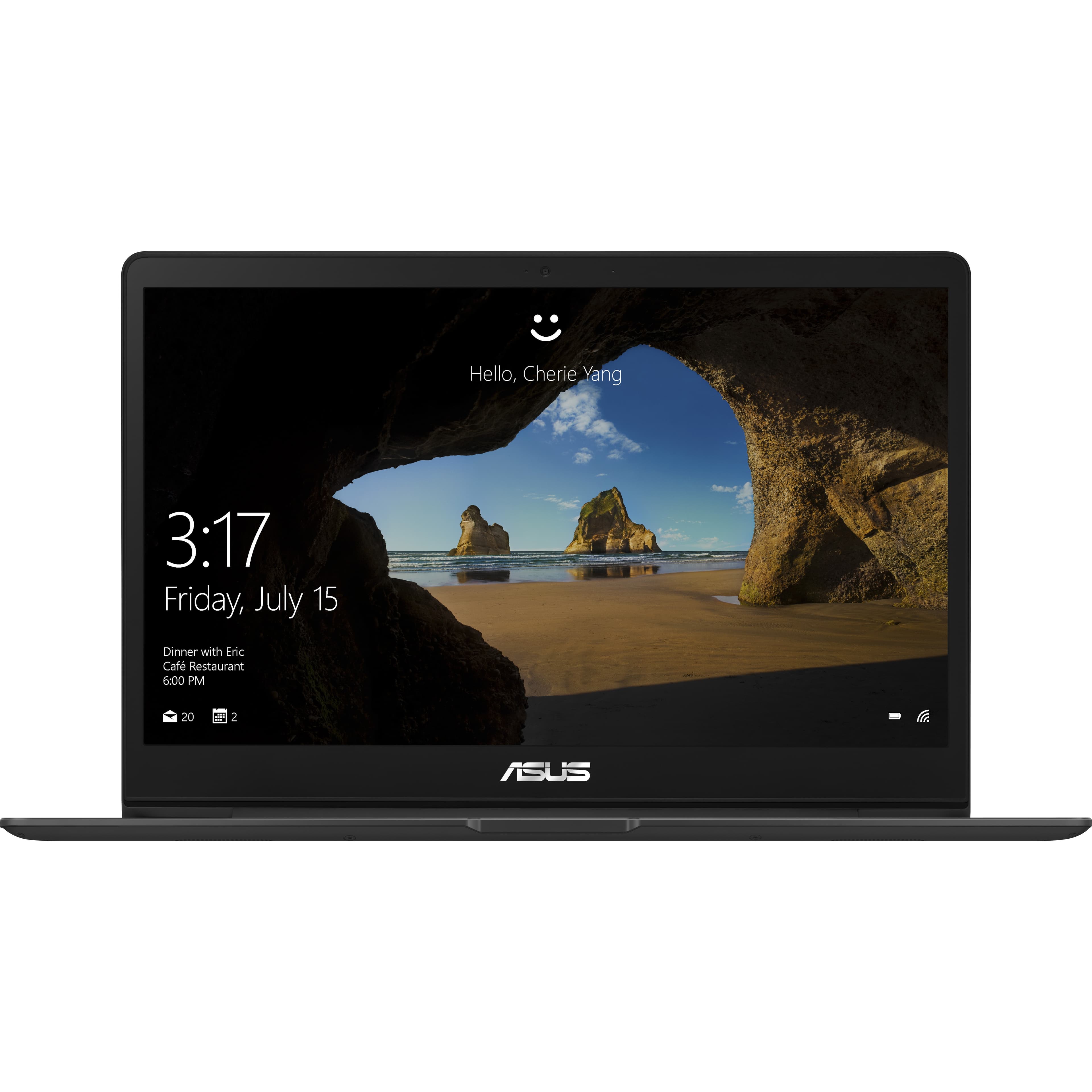 ASUS ZenBook 13 ultra slim notebook with 13.3 in display and compact travel-ready design