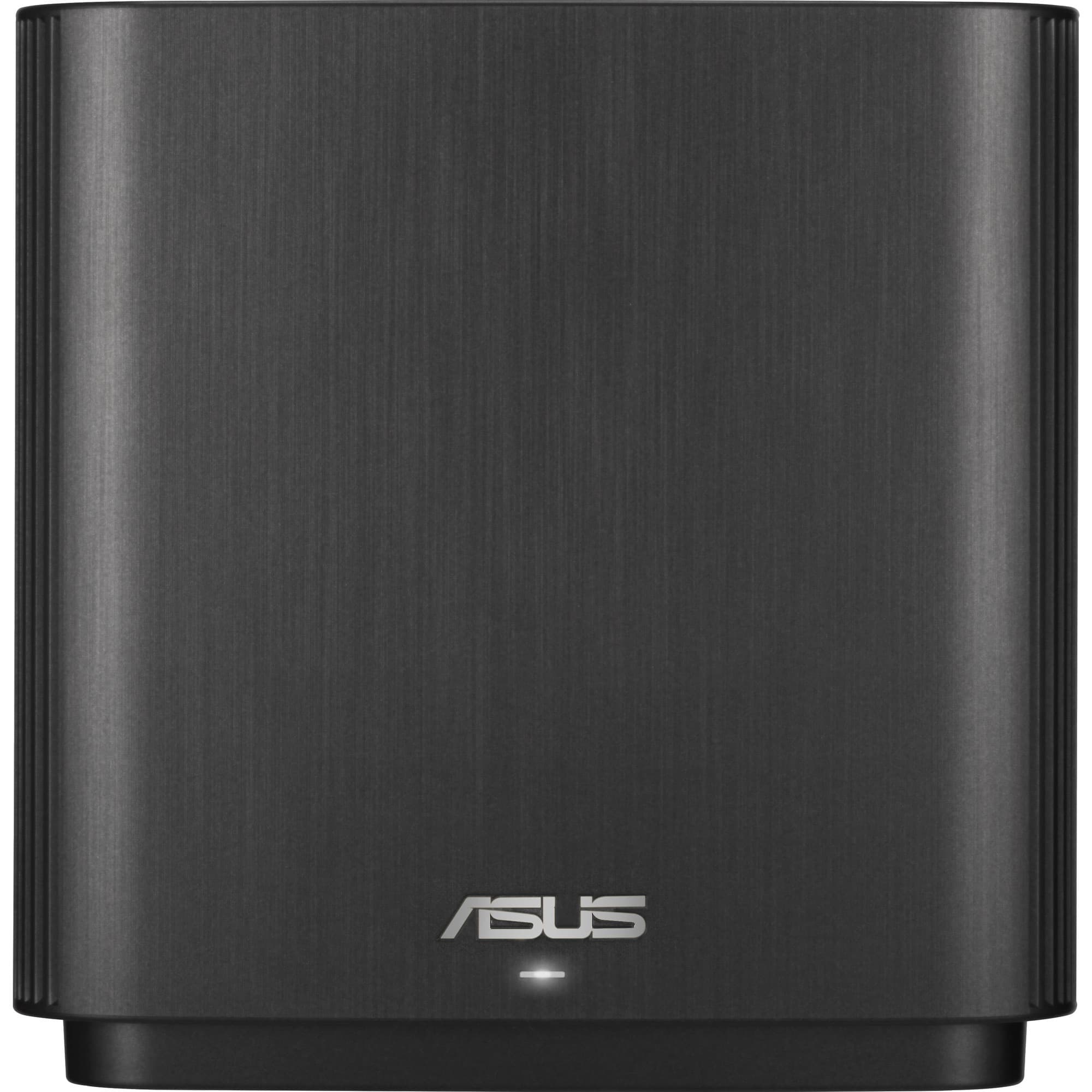ASUS ZenWiFi AC CT8 2-pack AC3000 tri-band whole-home WiFi mesh system in charcoal