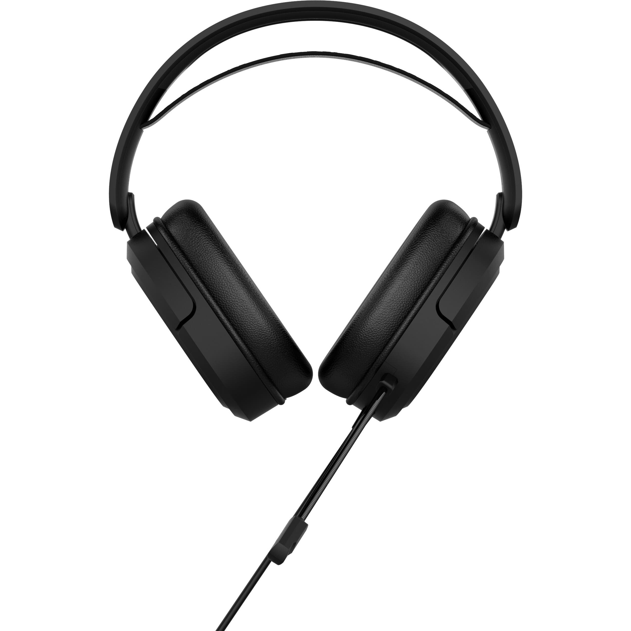 ASUS TUF Gaming H1 Wireless headset in black with over-ear cups and boom microphone