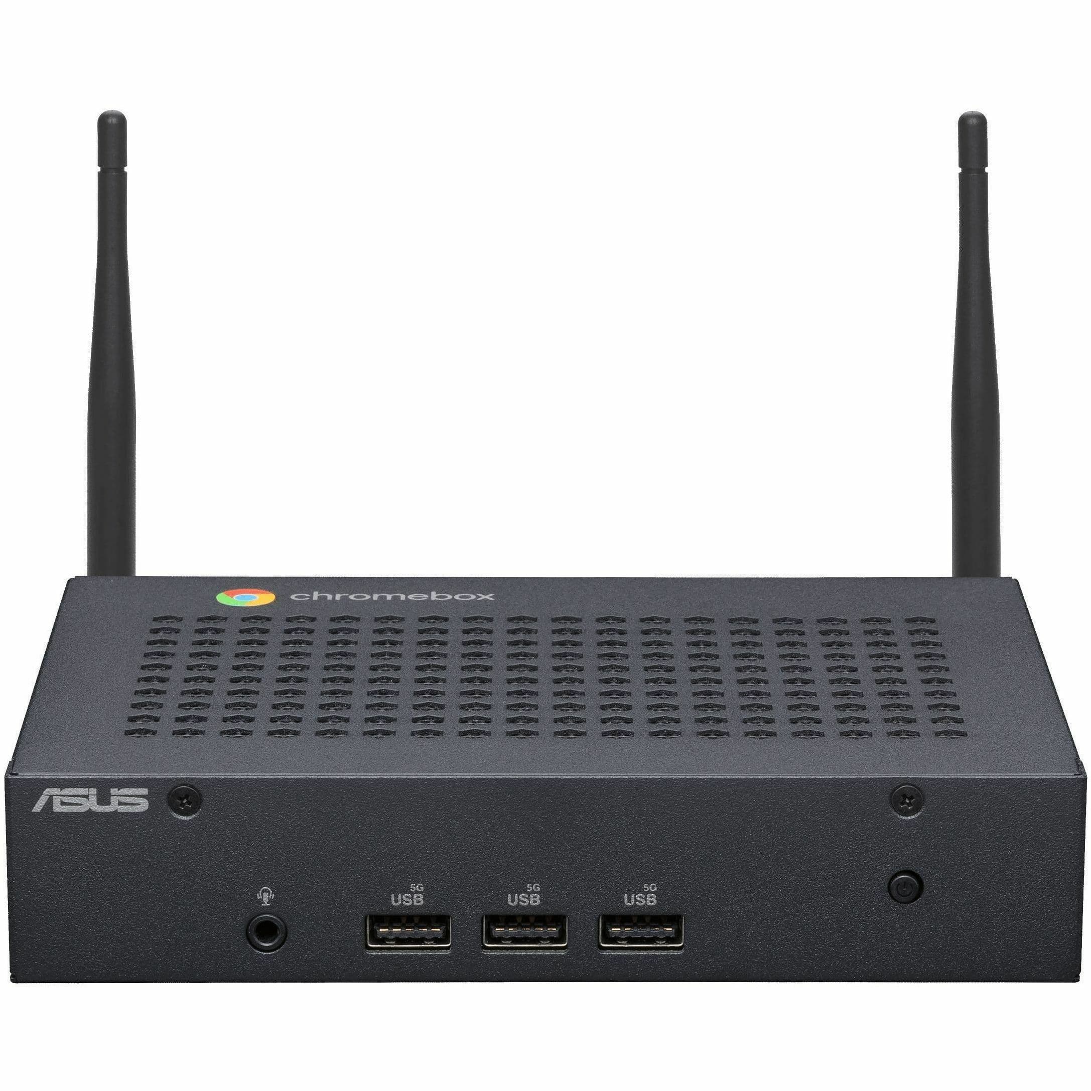 ASUS Fanless Chromebox CF40 compact mini PC with Intel Celeron N4500, 8 GB RAM, HDMI, USB-C, Bluetooth, and Ethernet