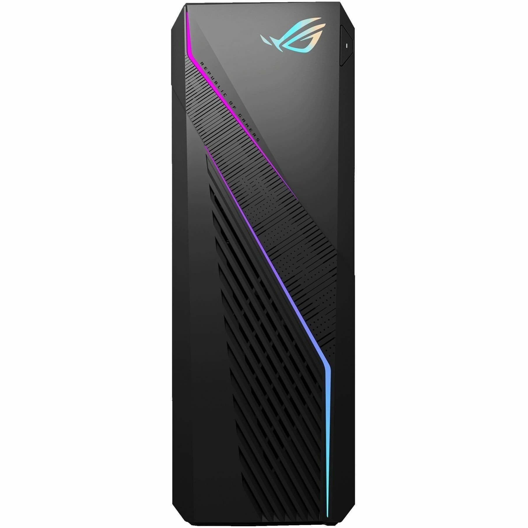 ASUS ROG tower desktop with Intel Core i7-14700F, NVIDIA GeForce RTX 4060, 16 GB RAM, and 1 TB SSD