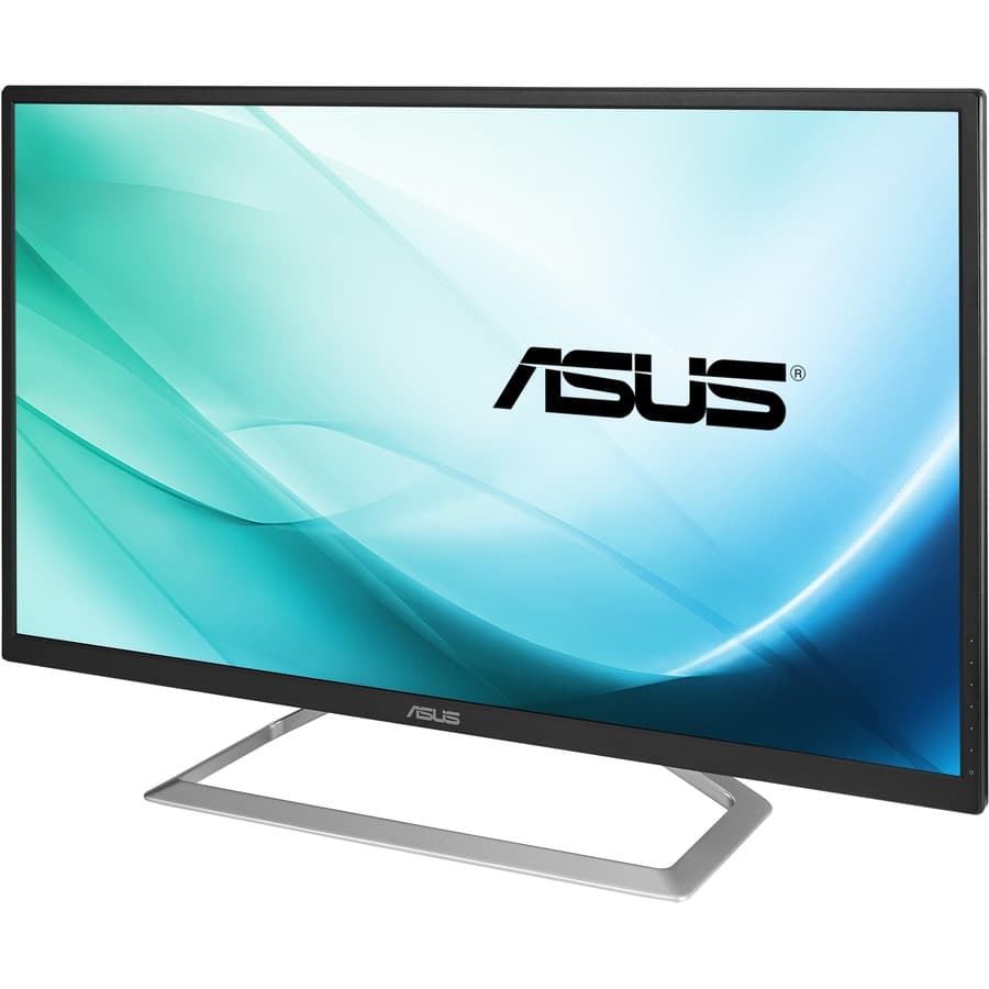 ASUS VA325H 31.5-inch Full HD monitor in black with built-in speakers
