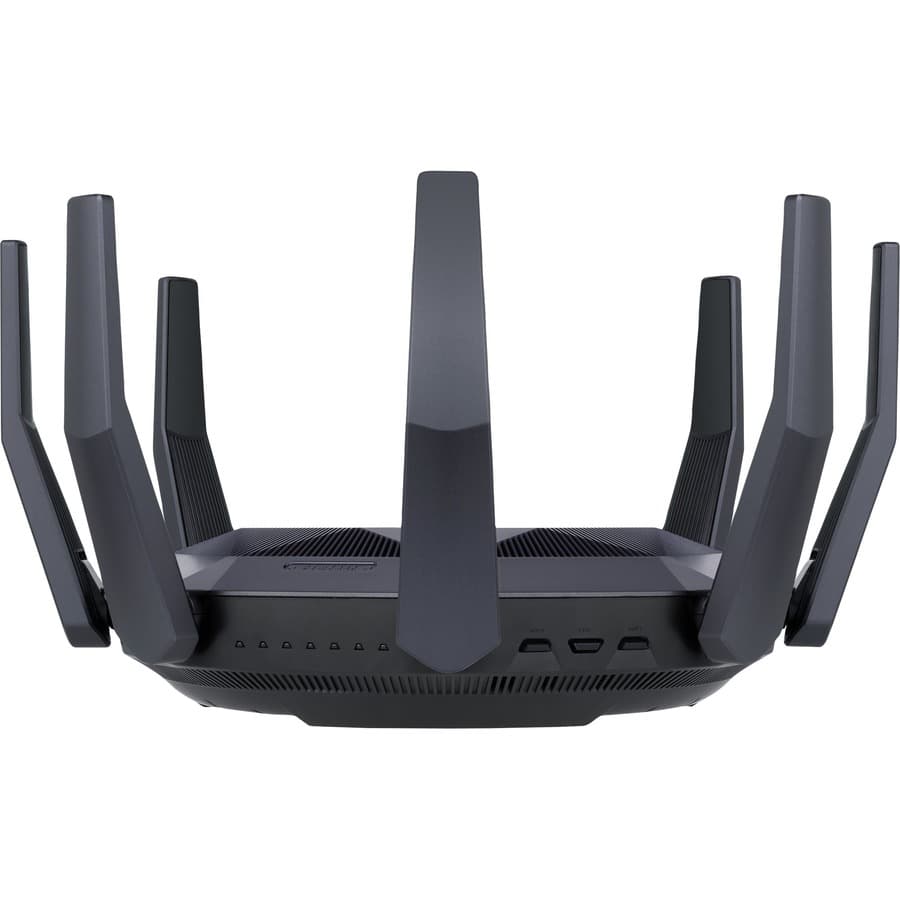 ASUS RT-AX89X AX6000 dual band WiFi 6 router with dual 10G ports and 8 LAN ports