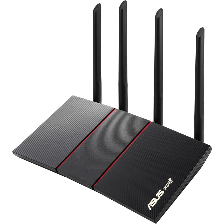 ASUS RT-AX55 AX1800 dual band WiFi 6 Gigabit router with MU-MIMO