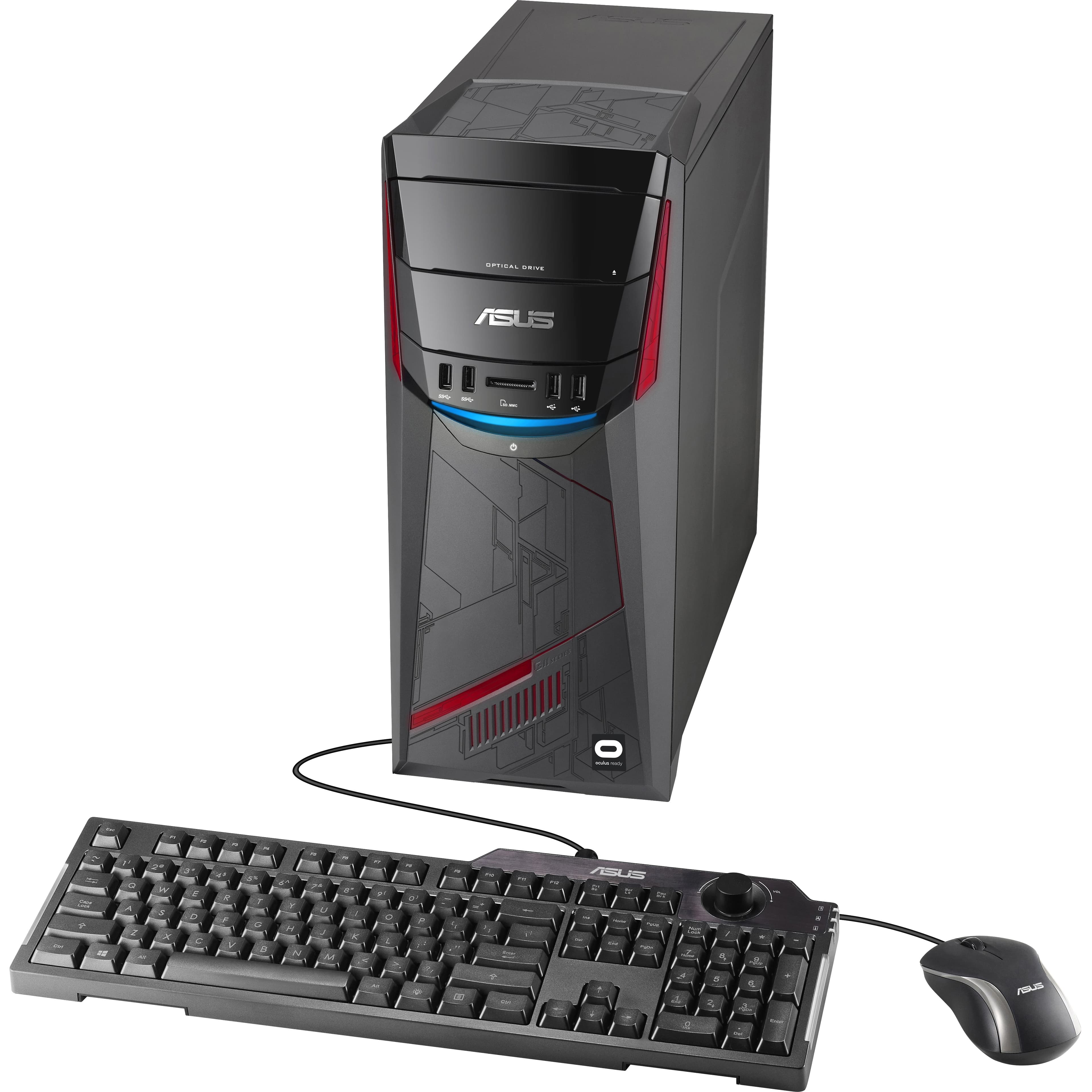 ASUS G11CD-US007T tower desktop with Intel Core i7-6700, GeForce GTX 970, and 16 GB memory
