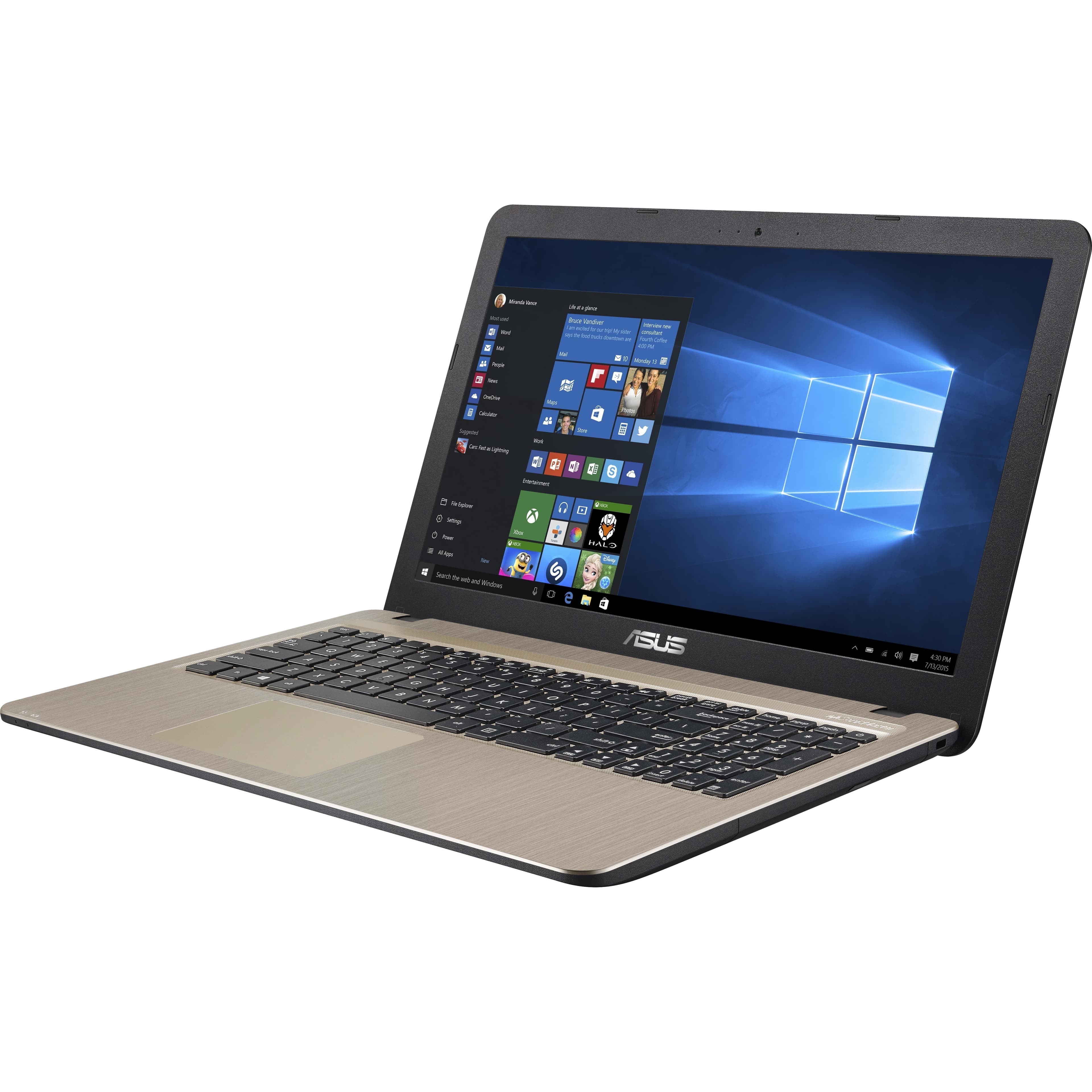 ASUS X540UA-DB71 15.6-inch laptop with Windows 10, HDMI, and 1 TB storage